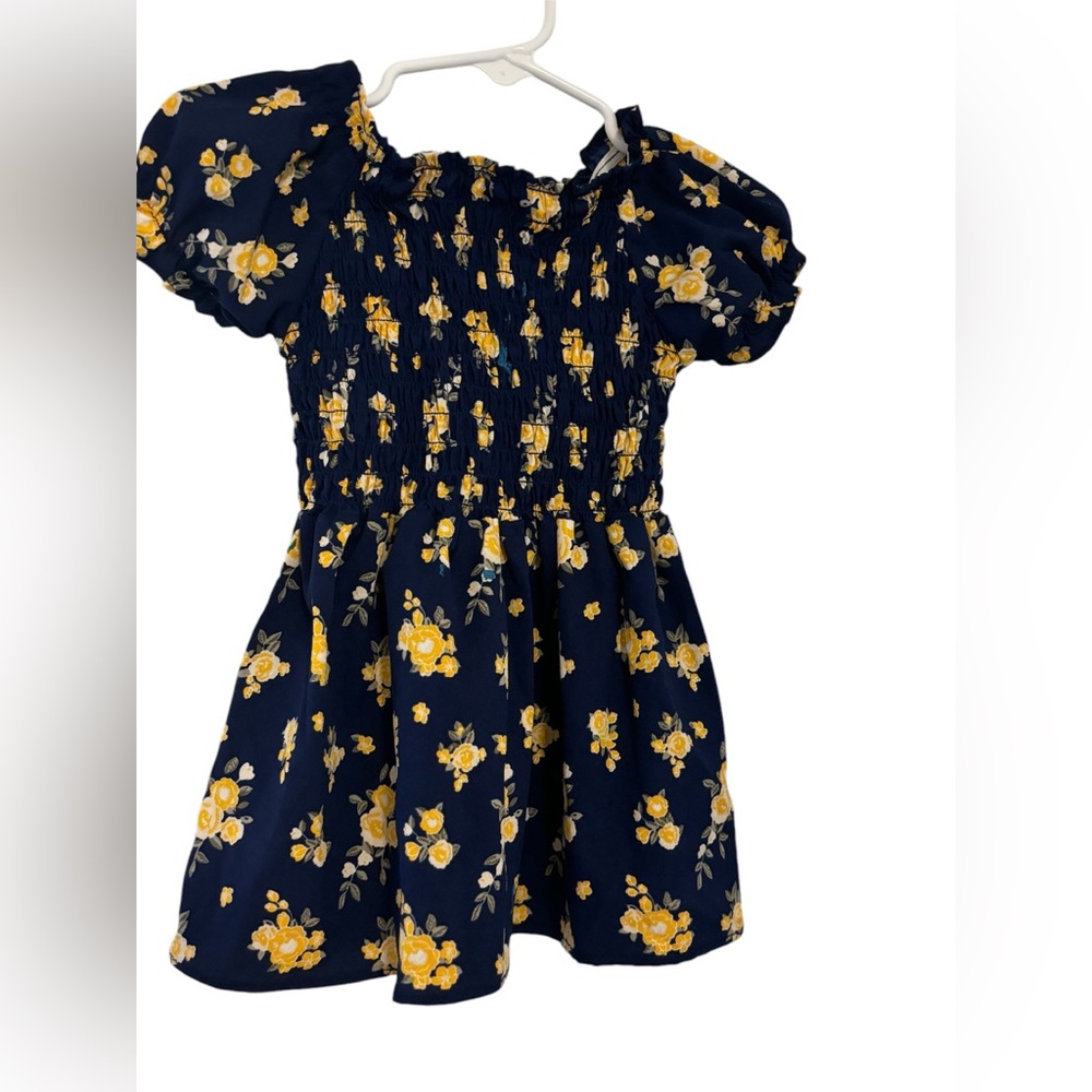 Girls Love Pink size 4 with floral babydoll top blue/yellow. ruffled sleeves.